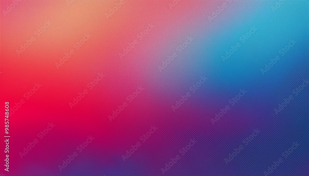 Abstract grainy gradient background in red, blue, purple and pink for summer poster. Abstract grainy gradient background in red, blue, purple and pink for summer poster.