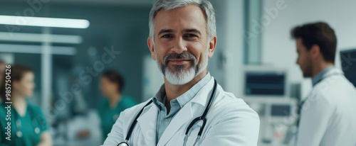 The Confident Doctor in Clinic photo