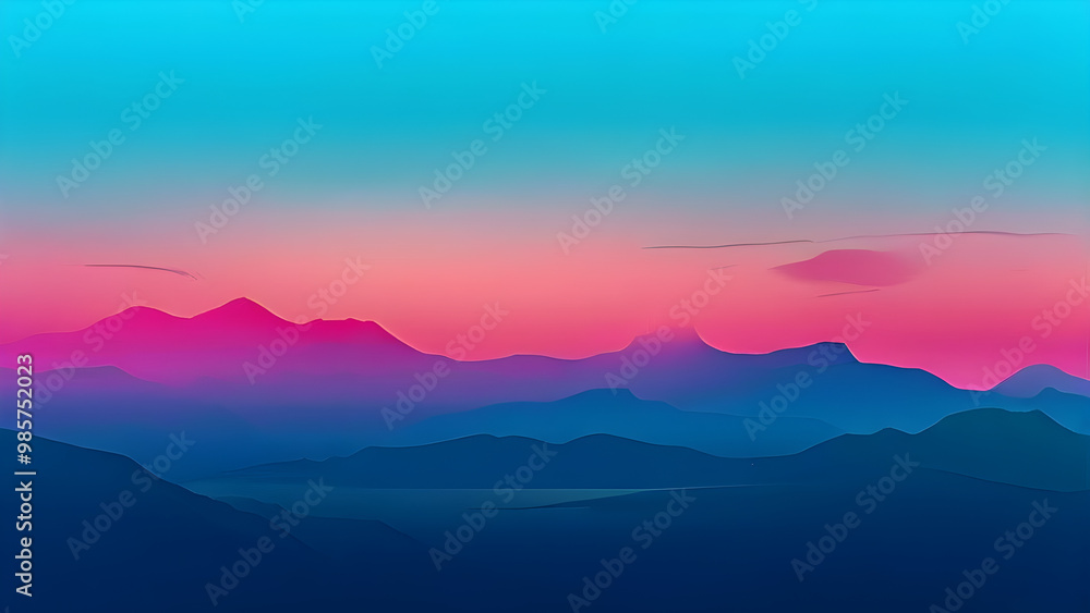mountains in the morning mountains in the morning
