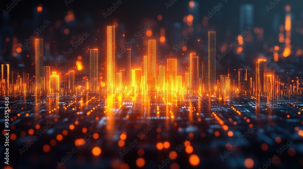Obraz premium Analyzing Revenue Trends and Investment Strategies for Sustainable Business Growth