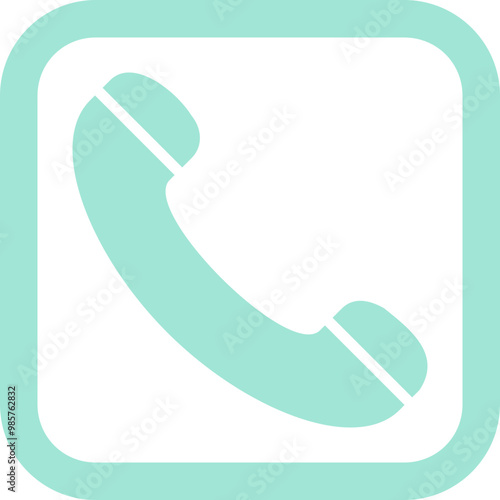 Phone Icon For Communication Sign