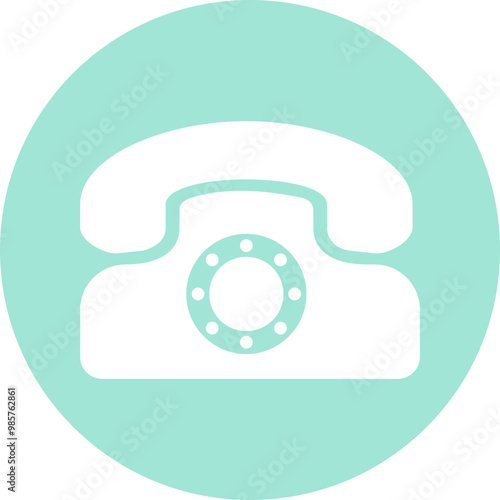 Phone Icon For Communication Sign