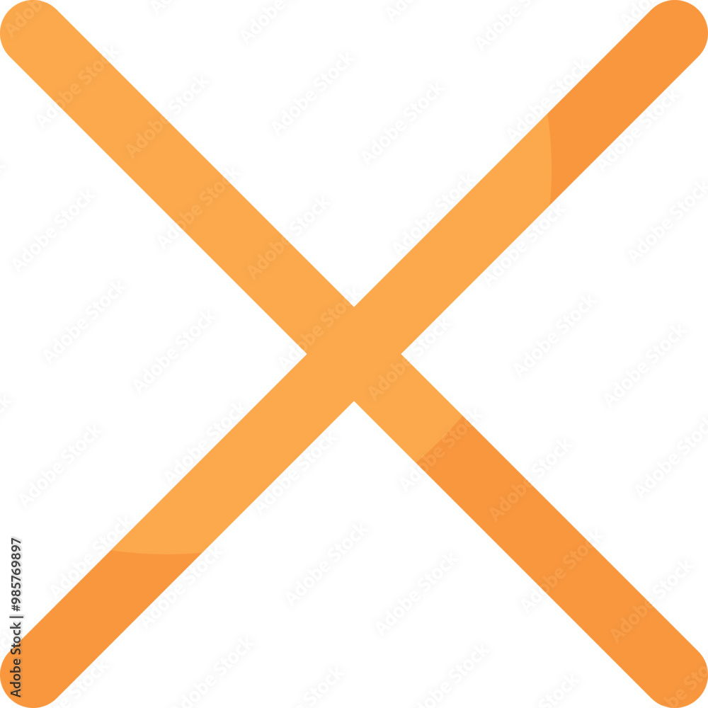 Obraz premium cross mark