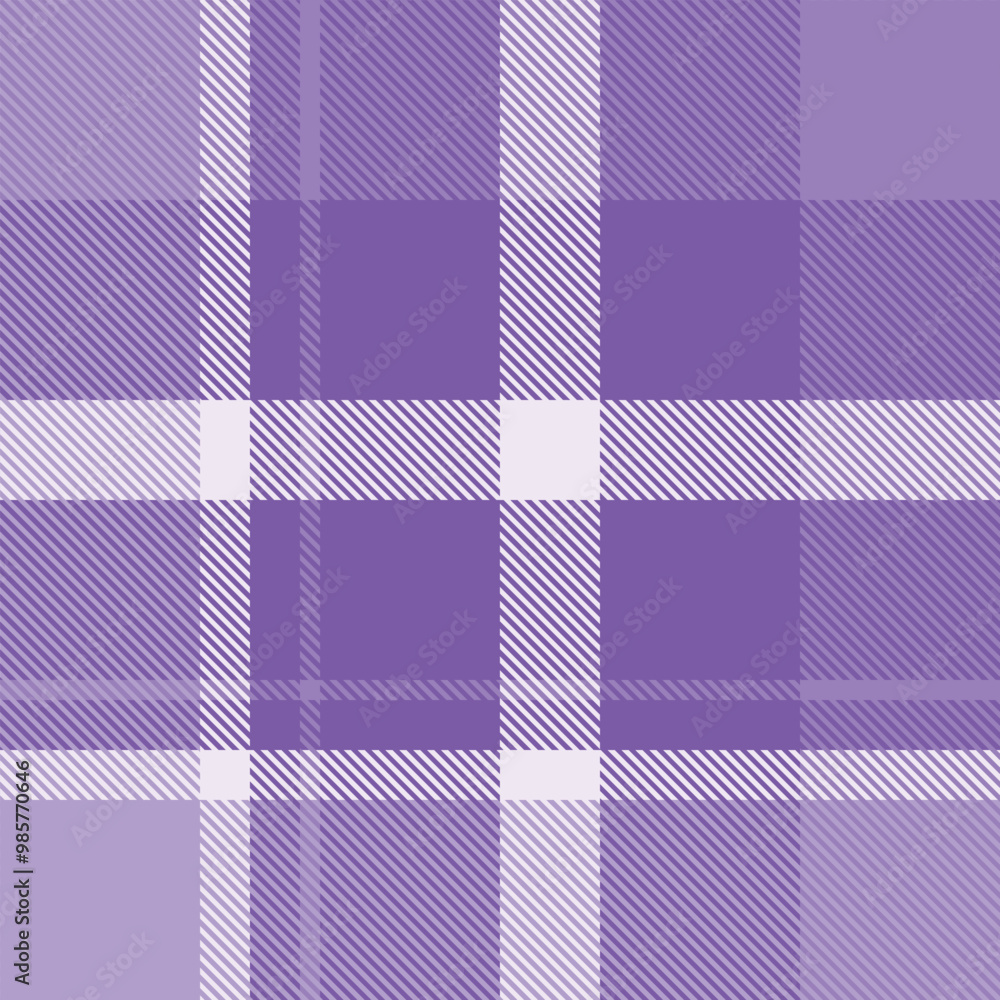 Purple tartan plaid fabric seamless pattern of check background tartan with a textile fabric plaid texture. Tartan Scotland seamless plaid pattern vector. Retro background fabric. Purple tartan plaid fabric seamless pattern of check background tartan with a textile fabric plaid texture. Tartan Scotland seamless plaid pattern vector. Retro background fabric.