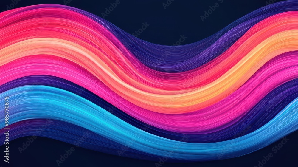 A glowing river of colors flowing through an abstract, dreamlike landscape, symbolizing the creative flow of ideas A glowing river of colors flowing through an abstract, dreamlike landscape, symbolizing the creative flow of ideas