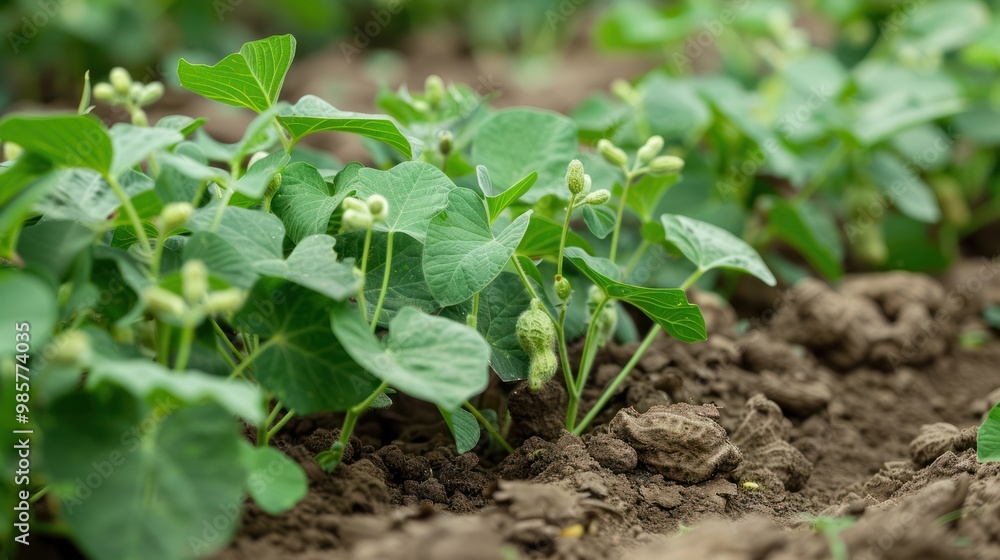Green Peanut Plants Green Peanut Plants