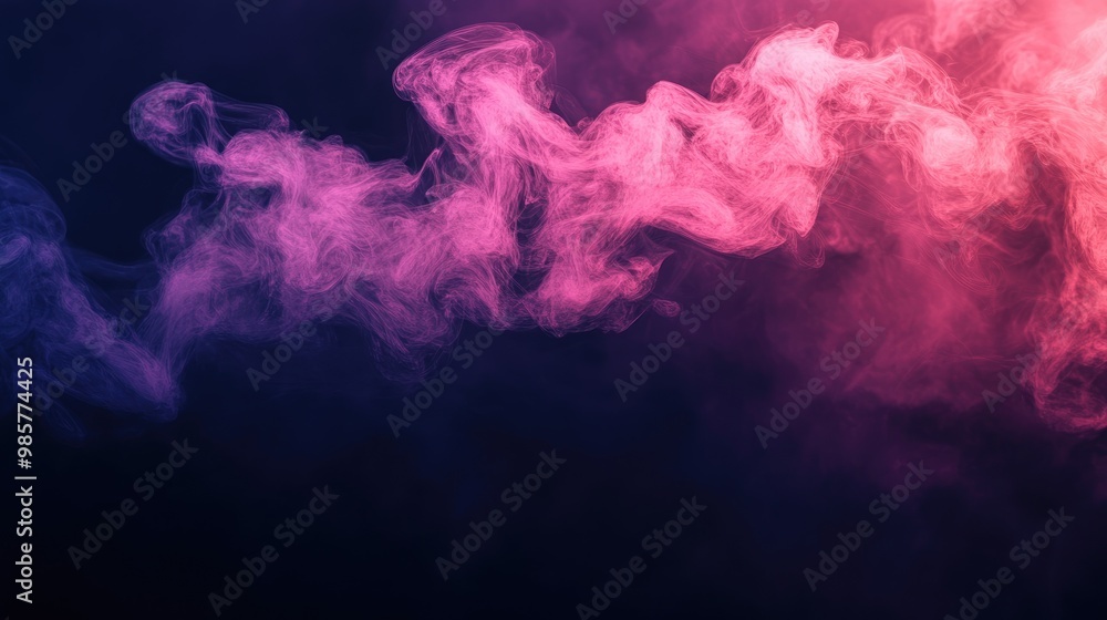 Swirling pink fog on dark background Swirling pink fog on dark background