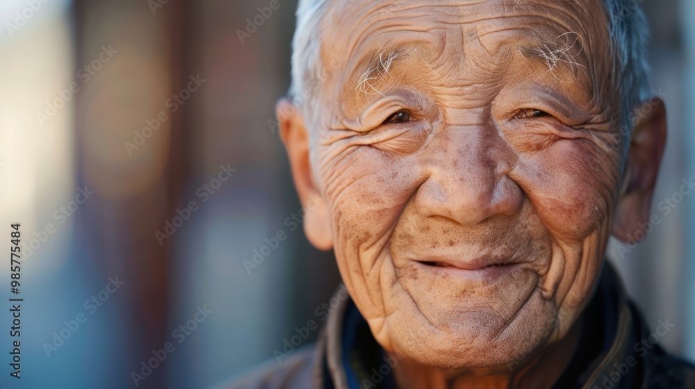 Smiling Elderly Man Smiling Elderly Man