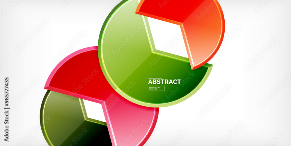Glass reflective geometric round shapes background. Vector Illustration For Wallpaper, Banner, Background, Card, Book Illustration, landing page Glass reflective geometric round shapes background. Vector Illustration For Wallpaper, Banner, Background, Card, Book Illustration, landing page