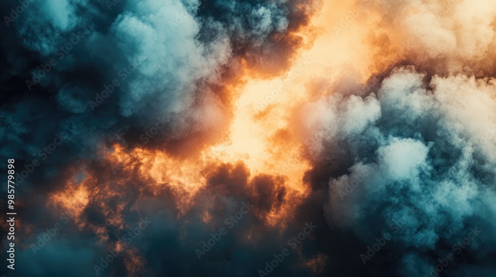 Dramatic smoke explosion for creative backgrounds Dramatic smoke explosion for creative backgrounds