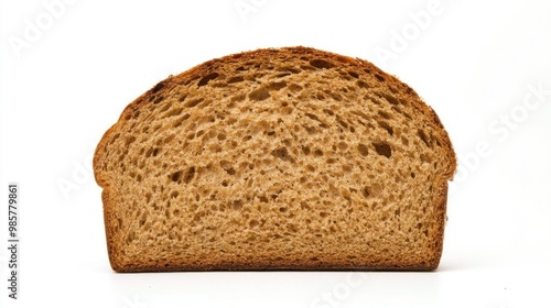 A Close-up of a Sliced Loaf of Bread with a Visible Crumb Structure