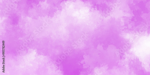 purple color dust particles explosion cloud on white background minimal design and artistic watercolor splashes background. Wallpaper Created Using Artificial Intelligence	
