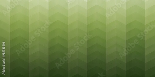 A textured background features a smooth gradient of green chevron shapes arranged vertically