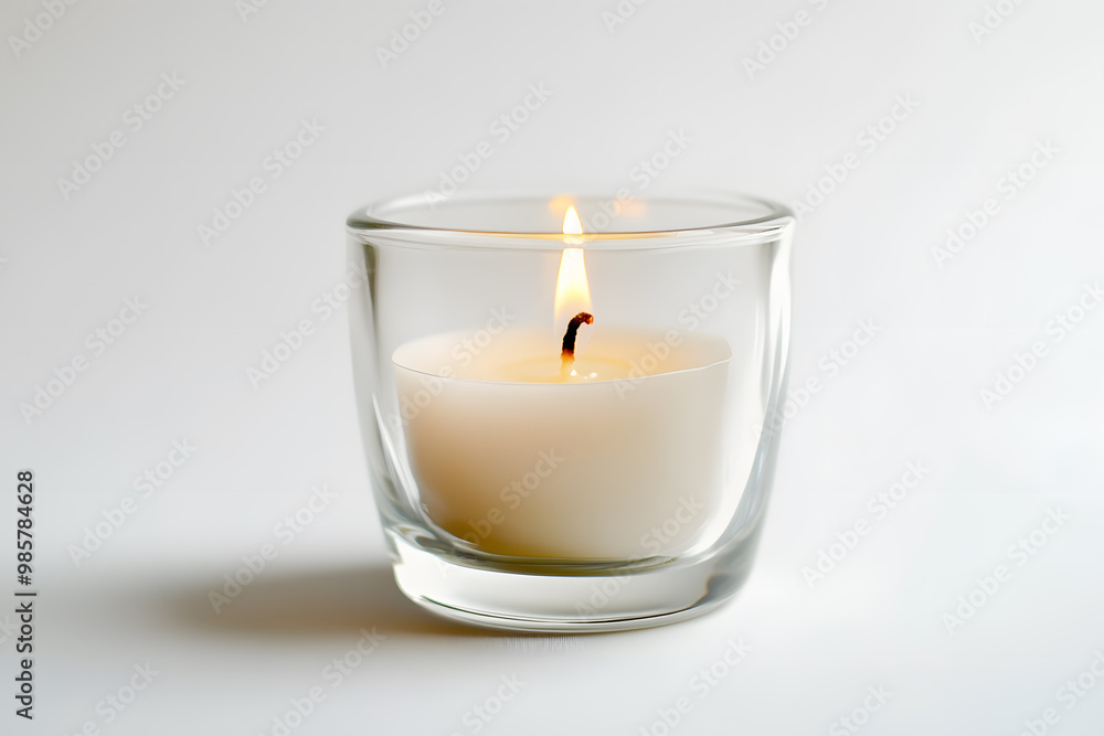 mall white candle burning inside a clear glass holder mock up isolated on white background
mall white candle burning inside a clear glass holder mock up isolated on white background