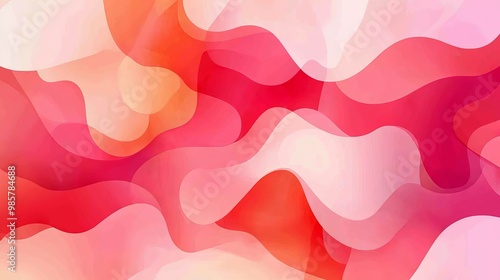 Light pink and red vector template featuring chaotic shapes. A modern abstract illustration with vibrant, random forms, perfect as a background for a cell phone.