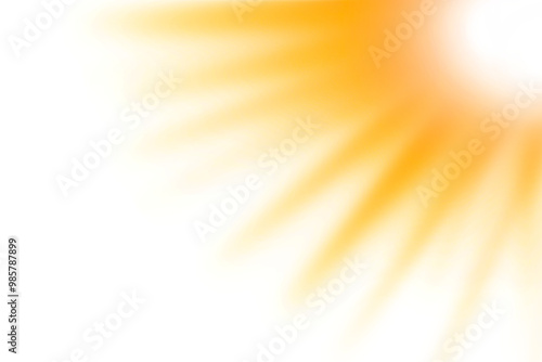Realistic glowing sun rays explode effect and sunlight special lens flare shine isolated transparent background. PNG yellow sun light overlay oranger glow. Summer spring decoration design elements