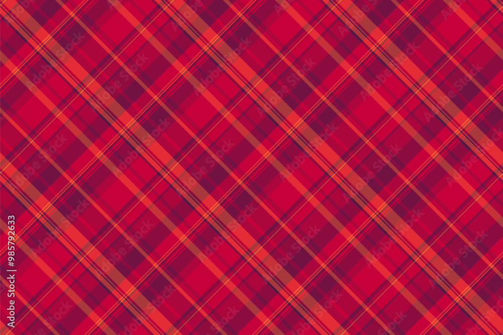 1970s vector pattern tartan, idyllic textile check plaid. Floor texture background seamless fabric in red and pink colors. 1970s vector pattern tartan, idyllic textile check plaid. Floor texture background seamless fabric in red and pink colors.