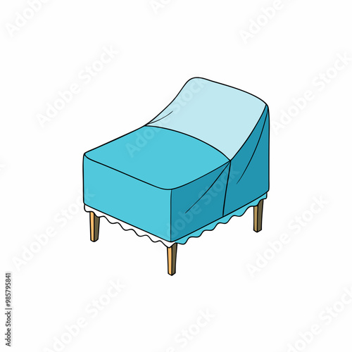 Patio Furniture Covers Vector Design - Protective Covers for Outdoor Furniture, SVG, Cricut, Clipart