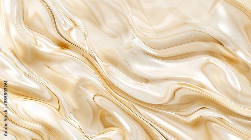 Obraz premium A beautiful aesthetic texture is set against a light beige background. The texture has a unique pattern that catches the eye. It might have a smooth or slightly rough feel. The light beige provides a
