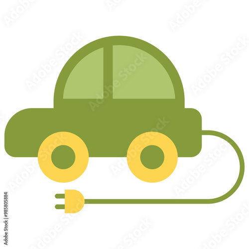 Go Green Icon Vector