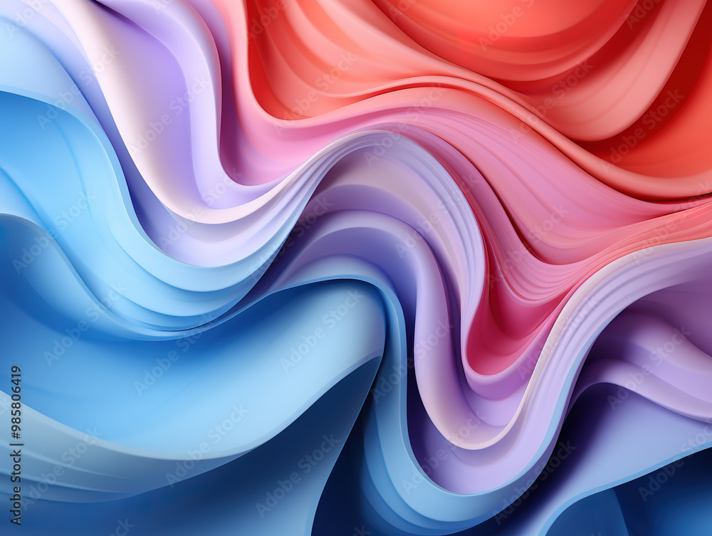 Eye Catching A vibrant and dynamic masterpiece, the lilac fabric sways in an abstract symphony Eye Catching A vibrant and dynamic masterpiece, the lilac fabric sways in an abstract symphony