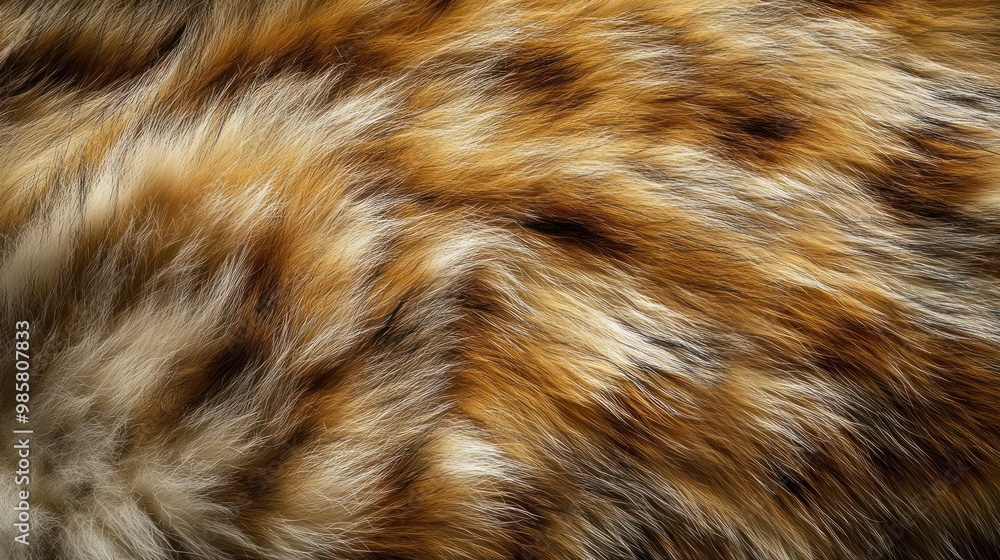 Close-up Texture of Brown, White, and Black Fur Close-up Texture of Brown, White, and Black Fur