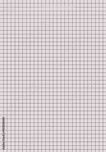 Folio cuadriculado en trazado negro. Fondo cuadriculado escolar. La vuelta al cole