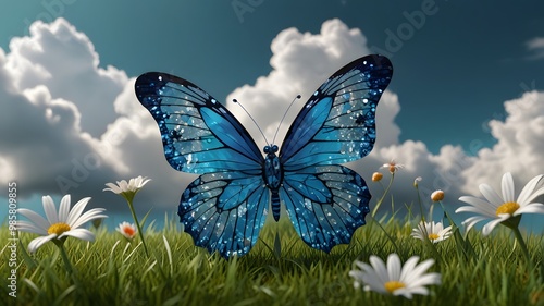 butterfly on a meadow