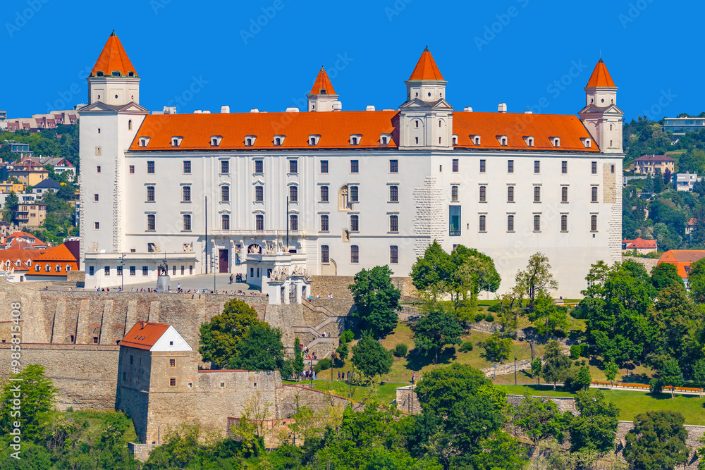 A view of Bratislava Castle, Slovakia