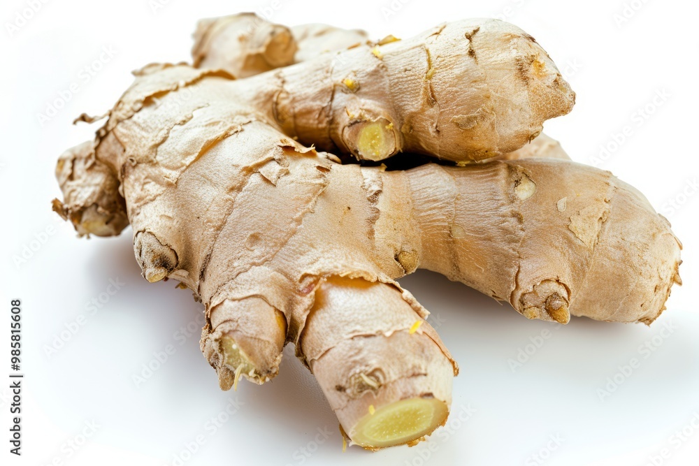 A fresh Ginger isolated on white A fresh Ginger isolated on white