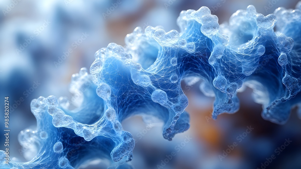 Detailed Paper Cut Visualization of Complex Protein Molecule Structure Detailed Paper Cut Visualization of Complex Protein Molecule Structure