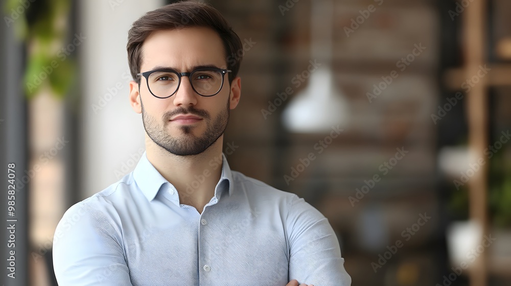 Confident professional in sleek attire, poised with resume, minimalist white backdrop, ideal for career and recruitment concepts Confident professional in sleek attire, poised with resume, minimalist white backdrop, ideal for career and recruitment concepts