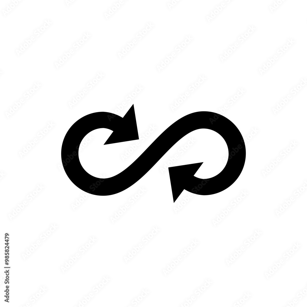 infinity loop arrow icon symbol
infinity loop arrow icon symbol