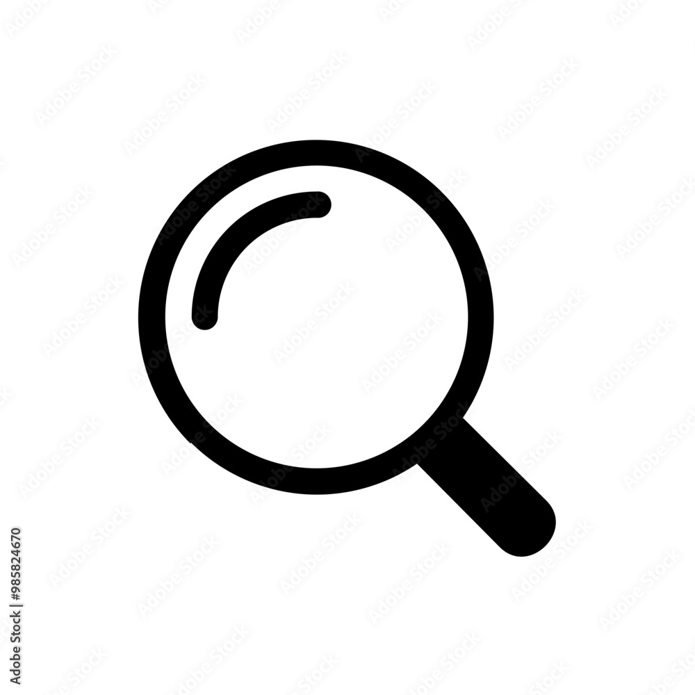 Magnifying glass icon. symbol of search or zoom vector illustration. Color editable Magnifying glass icon. symbol of search or zoom vector illustration. Color editable
