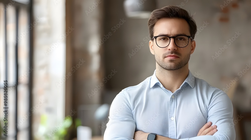 Confident professional in sleek attire, poised with resume, minimalist white backdrop, ideal for career and recruitment concepts Confident professional in sleek attire, poised with resume, minimalist white backdrop, ideal for career and recruitment concepts