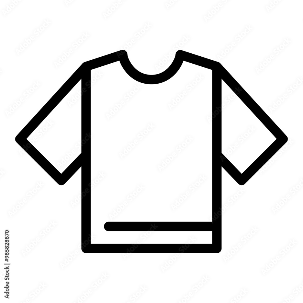 Shirt icon. Vector line icon