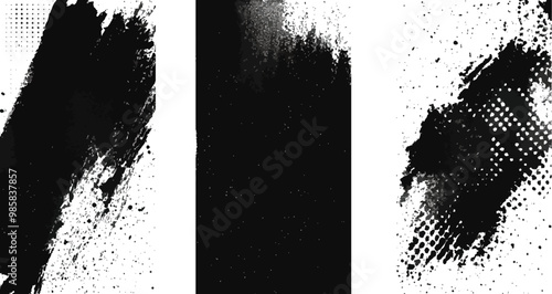 Old abandoned house room vintage dust dirty grunge, Abstract grunge black and white distressed texture background.