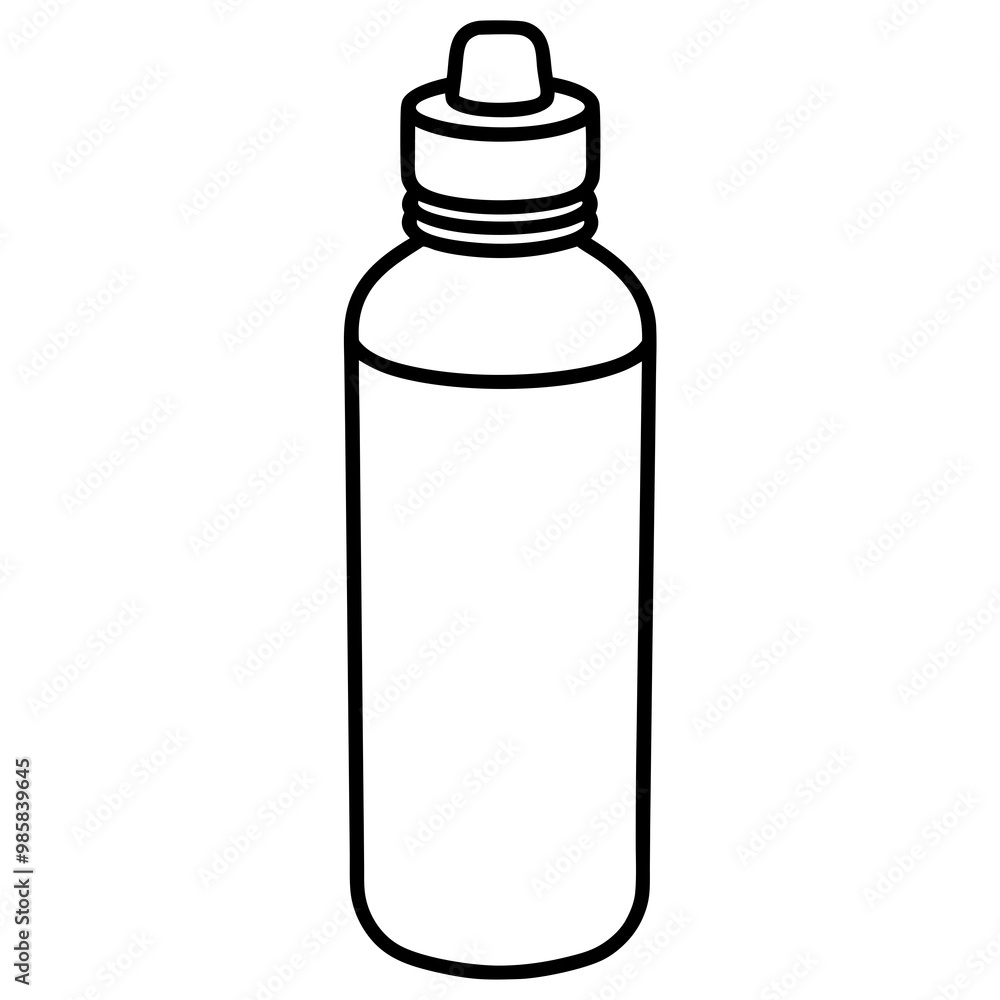 Bottle line art vector illustration Bottle line art vector illustration