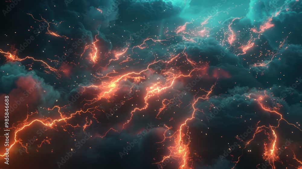 Electric Storm in the Clouds Electric Storm in the Clouds