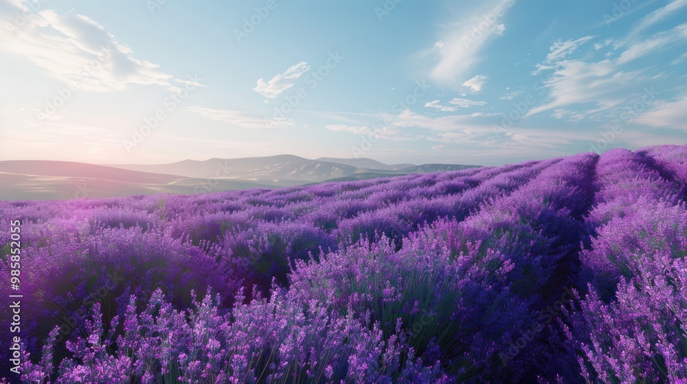 Lavender Fields in Bloom Lavender Fields in Bloom