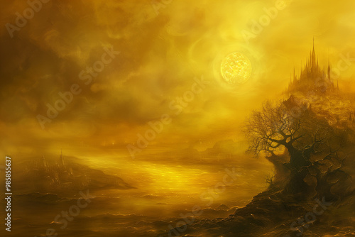 sky with clouds and sun