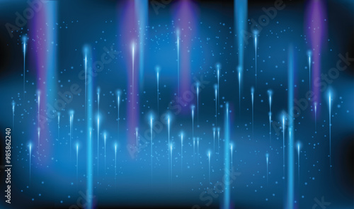 Abstract technology background Hi-tech communication concept, technology, digital business, innovation, science fiction scene vector illustration with copy-space.