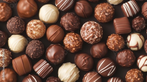 Indulge in a Luxurious Medley of Exquisite Chocolate Truffles Perfect for Any Sweet Tooth Delight!