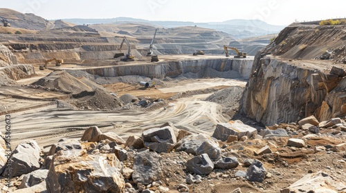 Industrial Quarry Landscape
