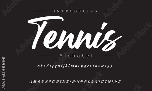 Unique Brush Script Font in Custom Greeting Cards