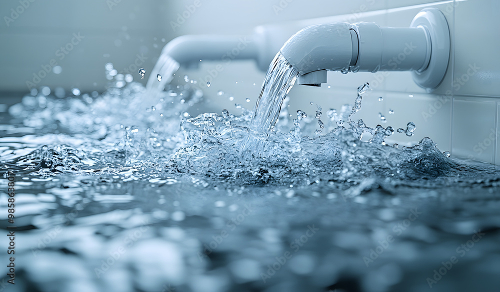 A Close-Up View Shows Water Gushing Out from Under the Surface, Capturing the Power and Beauty of Nature’s Water Flow, Ideal for Illustrating Hydration and Natural Landscapes
A Close-Up View Shows Water Gushing Out from Under the Surface, Capturing the Power and Beauty of Nature’s Water Flow, Ideal for Illustrating Hydration and Natural Landscapes