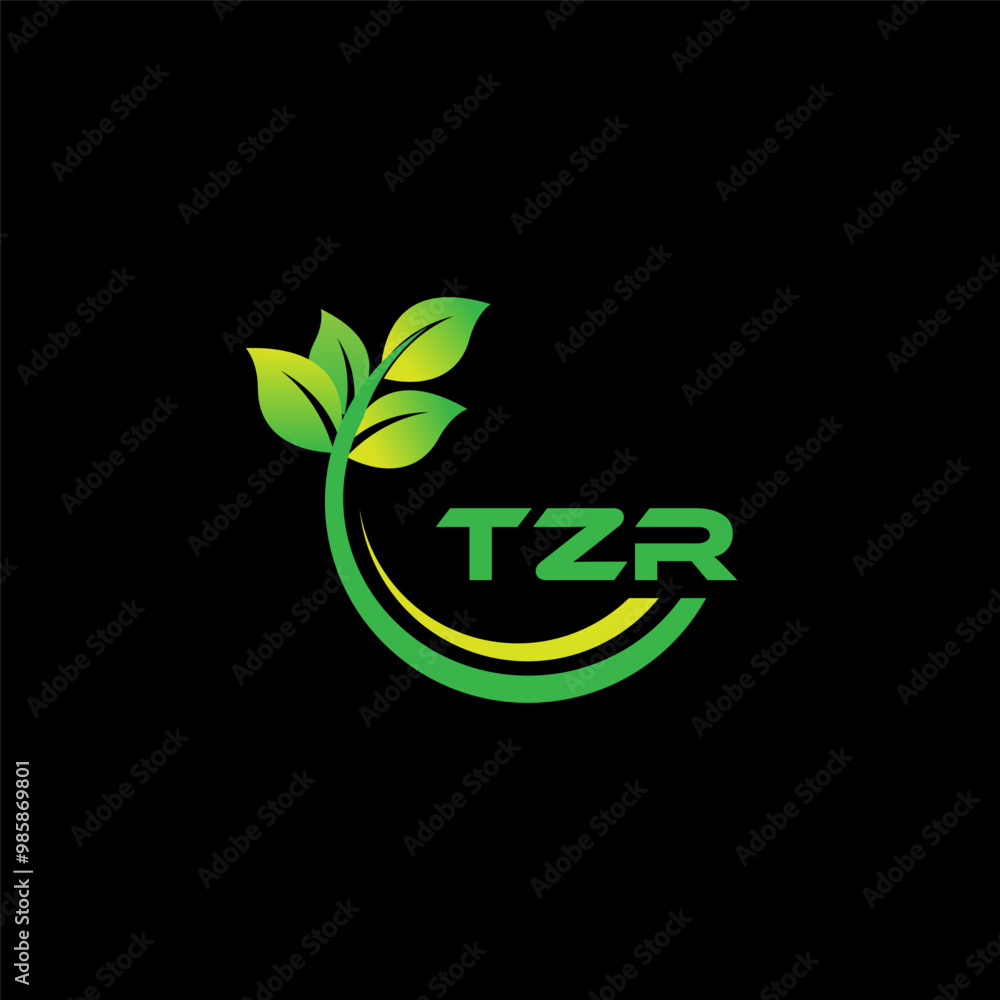 Abstract lette TZR Logo design Abstract lette TZR Logo design