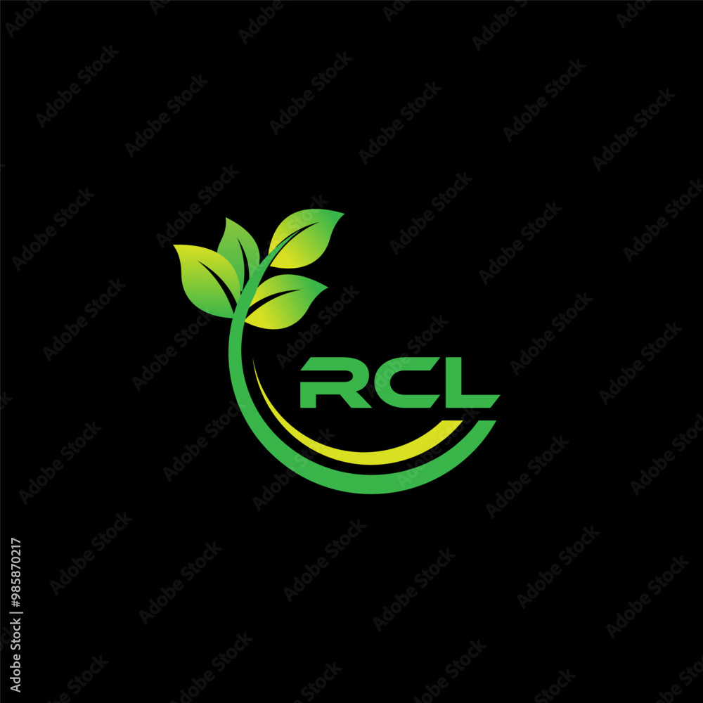 Abstract lette RCL Logo design Abstract lette RCL Logo design