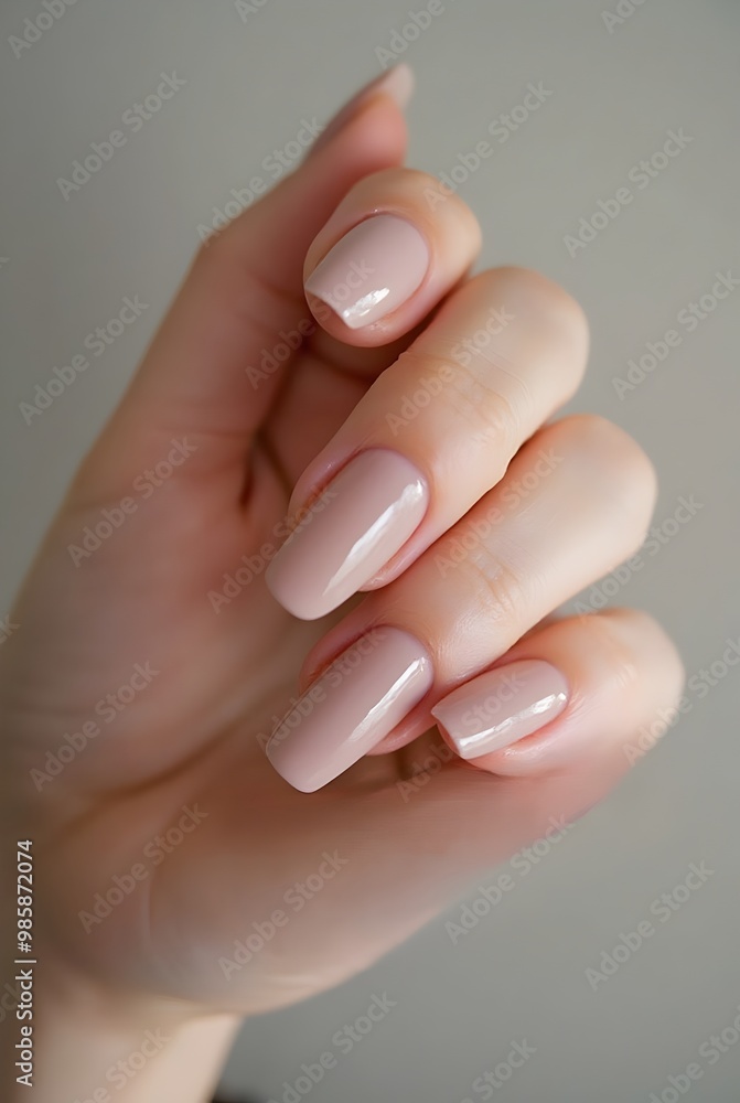 stylish nail art on a woman's hand, close-up view stylish nail art on a woman's hand, close-up view