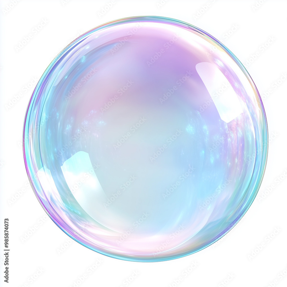 Obraz premium illustration of a bubble a white background